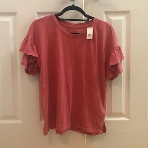 Ruffle sleeve top (tags still on)